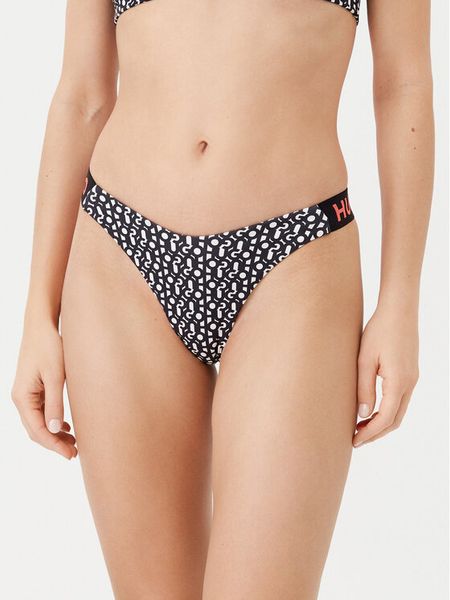 HUGO Dół od bikini Monogram 50534946 Czarny. Czarne bikini Hugo, bez wzorów, z syntetyku. Za 219.99 zł.