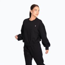 Bluza treningowa damska Cardio Bunny HCB-325. Czarne bluzy damskie Cardio Bunny, l, bez wzorów, z materiału, eleganckie, bez ramiączek, bez kaptura. Za 69.99 zł.