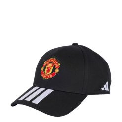 CZAPKA Z DASZKIEM MANCHESTER UNITED. Białe czapki damskie Adidas, bez wzorów, z bawełny, klasyczne. Za 99.95 zł.