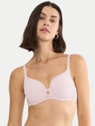 Triumph Biustonosz z fiszbiną Wild Rose Sensation 10205990 Różowy. Czerwone biustonosze Triumph, bez wzorów, z syntetyku. Za 172.00 zł.