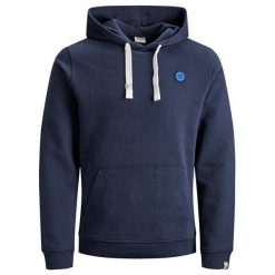 Jack&Jones Męska bluza Culkin Sweat Hood Total Eclipse Reg (rozmiar S). Bluzy męskie Jack&Jones, m, bez wzorów, bez kaptura. W wyprzedaży za 142.00 zł.