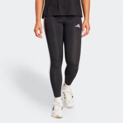 Legginsy fitness damskie ADIDAS. Czarne legginsy damskie Adidas, bez wzorów, z bawełny. Za 99.99 zł.