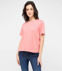 Damski T-Shirt Mustang Style Floris Peach Blossom 1016145 8143. Pomarańczowe t-shirty damskie Mustang, xl, bez wzorów, bez kołnierzyka, bez ramiączek. Za 79.99 zł.