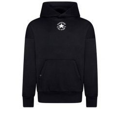Bluza z Kapturem Sustainable Core Rozmiar 8-10 Lata Czarny - 9CD889-023. Czarne bluzy damskie Converse, bez wzorów, z kapturem, na jogę i pilates. Za 190.35 zł.