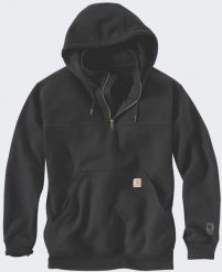 Bluza Carhartt Rain Defender Heavy QuarterZ Black. Czarne bluzy męskie Carhartt, m, bez wzorów, bez ramiączek, bez kaptura. Za 301.05 zł.