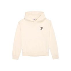 Bluza damska z kapturem Fila Casateia. Białe bluzy damskie Fila, xl, bez wzorów, z bawełny, sportowe, bez ramiączek, z kapturem. Za 268.00 zł.