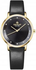 Zegarek Giewont Zegarek Damski Giewont Sapphire Złoto Czarny GW4130-A4. Czarne zegarki damskie Giewont, złote. Za 206.30 zł.