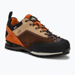 Buty podejściowe męskie Lomer BADIA Ii MTX. Brązowe buty zimowe męskie LOMER, bez wzorów, bez obcasa, bez zapięcia. Za 739.99 zł.