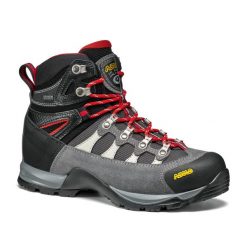 Buty GORE-TEX damskie Asolo Stynger GTX. Szare obuwie trekkingowe damskie Asolo, z gore-texu, bez zapięcia. Za 823.99 zł.