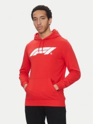 Puma Bluza F1 Ess Logo 625853 Czerwony Regular Fit. Czerwone bluzy męskie Puma, m, bez wzorów, z bawełny, bez ramiączek, bez kaptura. Za 209.99 zł.