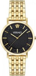 Zegarek Versace Zegarek męski Versace VE8Q00524 złoty. Żółte zegarki męskie Versace, bez wzorów, złote. Za 4,190.00 zł.