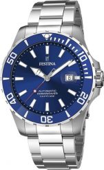 Zegarek Festina Zegarek męski Festina F20531-3 srebrny. Szare zegarki męskie Festina, bez wzorów, srebrne. Za 805.00 zł.