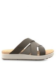 Keen Klapki Elle Mixed 1027277 Brązowy. Brązowe klapki damskie Keen, bez wzorów, z materiału, bez obcasa, bez zapięcia. Za 369.99 zł.