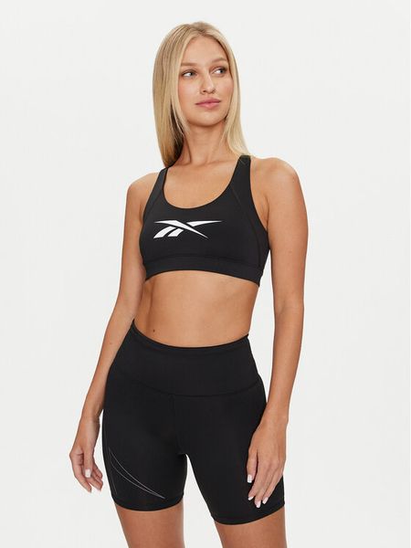 Reebok Biustonosz top Train BL Bra 100075674 Czarny Slim Fit. Czarne biustonosze Reebok, bez wzorów, z syntetyku. Za 69.99 zł.