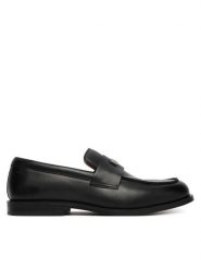 Calvin Klein Półbuty Ess Rubber Loafer Hw Plaq Va Lth HM0HM02177 Czarny. Czarne półbuty męskie Calvin Klein, bez wzorów, ze skóry, bez obcasa, bez zapięcia. Za 649.99 zł.