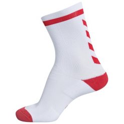 Skarpety sportowe dla dorosłych Hummel Elite Indoor Sock Low. Czerwone skarpetki damskie Hummel, bez wzorów. Za 40.00 zł.