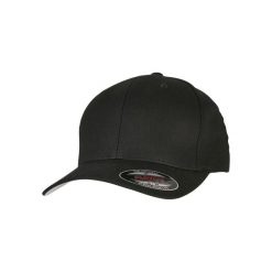 Czapka Flexfit COTTON TWILL. Czarne czapki damskie FLEXFIT, bez wzorów, z bawełny, eleganckie. Za 84.65 zł.