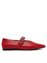 Vagabond Shoemakers Baleriny Wioletta 5701-201-48 Czerwony. Czerwone balerinki damskie Vagabond Shoemakers, bez wzorów, ze skóry, bez obcasa, bez zapięcia. Za 319.99 zł.