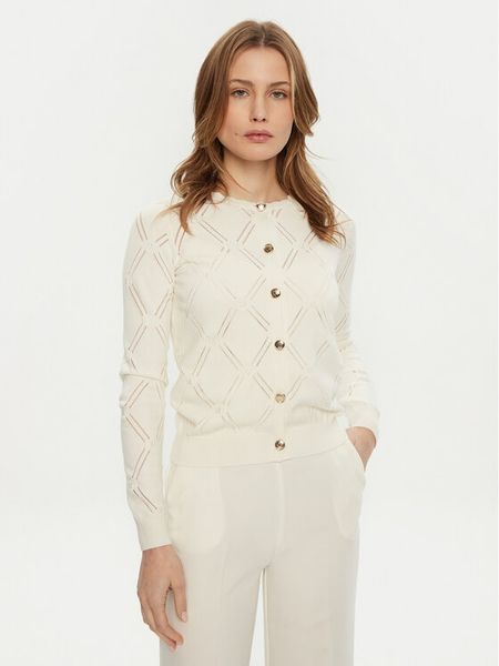 Marciano Guess Kardigan 5RGR22 5857Z Écru Regular Fit. Kardigany damskie Marciano Guess, s, z aplikacjami, z syntetyku, bez kołnierzyka. Za 479.99 zł.