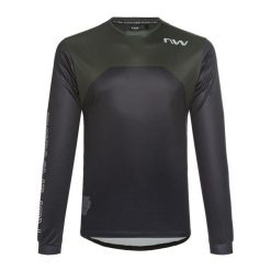 Longsleeve rowerowy męski Northwave Sharp. Czarne bluzy męskie Northwave, l, bez wzorów, sportowe, bez ramiączek, bez kaptura. Za 209.99 zł.
