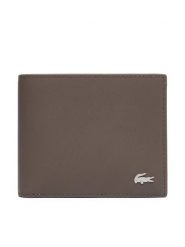 Lacoste Portfel NH1115FG Brązowy. Brązowe portfele męskie Lacoste, bez wzorów, ze skóry. Za 289.99 zł.