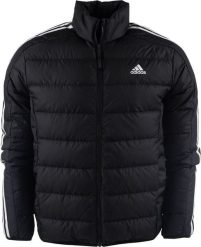 Kurtka męska Adidas Kurtka męska adidas Essentials 3-Stripes Light Down czarna HZ4431 S. Czarne kurtki męskie Adidas, m, bez wzorów, bez kaptura. Za 439.55 zł.