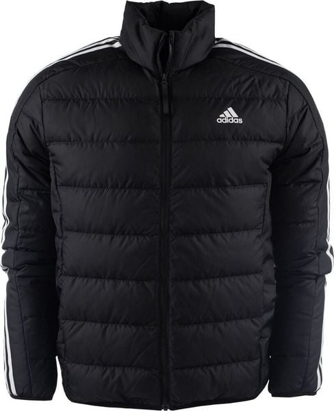 Kurtka męska Adidas Kurtka męska adidas Essentials 3-Stripes Light Down czarna HZ4431 S. Czarne kurtki męskie Adidas, m, bez wzorów, bez kaptura. Za 439.55 zł.