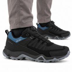 Buty męskie sportowe trekkingowe DK SPIDER SOFTSHELL. Czarne trekkingi męskie DK, z materiału, bez zapięcia. Za 239.00 zł.