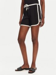Liu Jo Sport Szorty materiałowe TA5095 MS022 Czarny Regular Fit. Czarne szorty damskie Liu Jo Sport, bez wzorów, z materiału, sportowe. Za 339.99 zł.