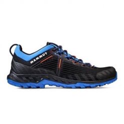 Buty trekkingowe męskie Mammut Alnasca Knit Iii Low Gtx. Czarne trekkingi męskie Mammut, z materiału, bez zapięcia. Za 1,005.00 zł.