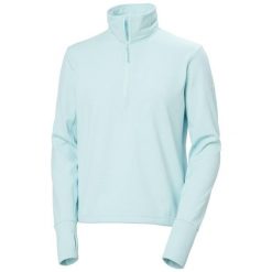 Damska bluza dresowa Helly Hansen Versalite. Niebieskie bluzy damskie Helly Hansen, bez wzorów, z dresówki, sportowe, bez ramiączek, bez kaptura. Za 360.00 zł.