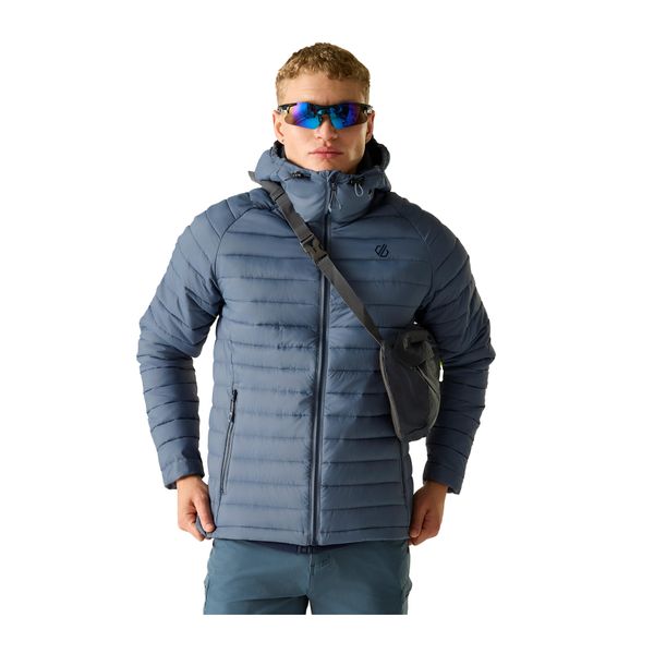 Męska Kurtka Air Lite Baffled Padded Jacket. Białe kurtki męskie Dare 2B, l, bez wzorów, z materiału, z kapturem. Za 596.99 zł.