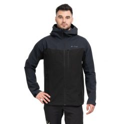 Kurtka wspinaczkowa męska Rom Hoody. Czarne kurtki męskie Marmot, l, bez wzorów, z gore-texu, z kapturem, trekkingowe, gore-tex. Za 1,199.99 zł.
