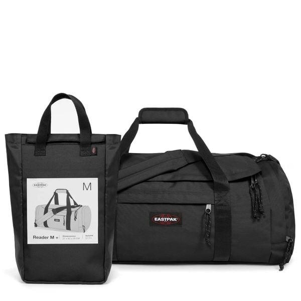 Torba podróżna Eastpak Reader M Plus. Czarne torby podróżne damskie Eastpak, bez wzorów, z materiału. Za 309.99 zł.