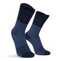 Skarpety za kostkę do biegania w terenie Trekking Siroko Pindos Blue. Niebieskie skarpety męskie SIROKO, bez wzorów, z materiału. Za 42.00 zł.