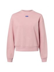 HUGO BLUE Bluza - Delessa Kobiety Bawełna różowy, S. Czerwone bluzy damskie HUGO BLUE, s, bez wzorów, z bawełny, eleganckie, bez ramiączek, bez kaptura. Za 229.95 zł.