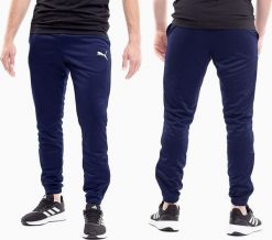 Puma Spodnie męskie Puma teamRISE Poly Training Pants granatowe 657390 06 2XL. Spodnie sportowe męskie Puma, m, bez wzorów. Za 128.21 zł.