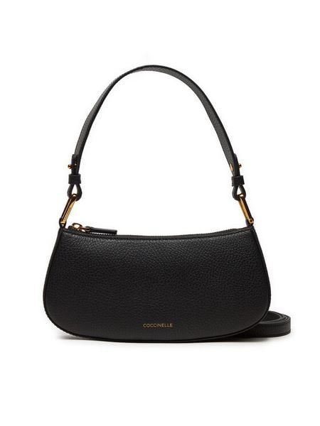 Coccinelle Torebka MRF Merveille E5 MRF 52 01 01 Czarny. Czarne listonoszki damskie Coccinelle, bez wzorów, ze skóry, bez dodatków. Za 899.99 zł.