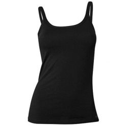 Top damski Fila czarny S. Czarne topy damskie Fila, s, bez wzorów, z bawełny, bez kołnierzyka, bez ramiączek. Za 144.99 zł.
