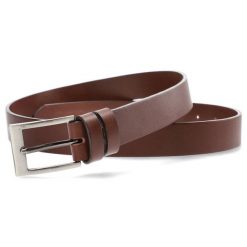 Brązowy Skórzany Pasek Męski Armodo. Brązowe paski męskie Armodo, ze skóry, eleganckie. Za 79.00 zł.