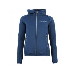 Kurtka damska Peak Mountain Polarshel Acampowz. Niebieskie kurtki sportowe damskie Peak Mountain, bez wzorów, bez ramiączek, bez kaptura, trekkingowe. W wyprzedaży za 225.00 zł.