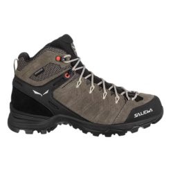 Damskie buty trekkingowe Salewa Alp Mate mid Imperméable. Brązowe obuwie trekkingowe damskie Salewa, ze skóry, bez zapięcia. Za 736.00 zł.