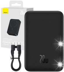 Powerbank Baseus POWERBANK MAGSAFE BASEUS 20000 mAh 20W ŁADOWANIE BEZPRZEWODOWE KABEL USBC. Powerbanki Baseus. Za 417.98 zł.
