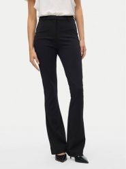 Vero Moda Spodnie materiałowe Vmamira 10250284 Czarny Regular Fit. Czarne spodnie materiałowe damskie Vero Moda, bez wzorów, z materiału. Za 179.99 zł.