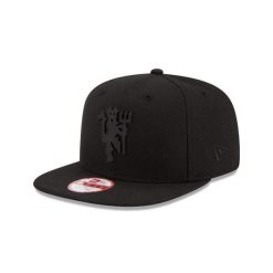 Czapka New Era Manchester United All Black. Czarne czapki męskie New Era, na lato, bez wzorów. Za 149.05 zł.