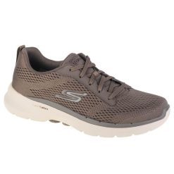 Buty sportowe Sneakersy męskie, Skechers Go Walk 6 Avalo. Brązowe buty sportowe męskie Skechers, bez wzorów, bez zapięcia, trekkingowe. Za 269.99 zł.