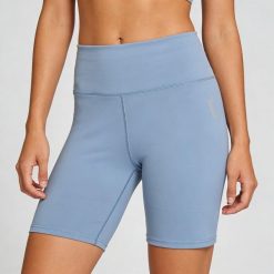 Krótkie legginsy Softee Session Azul Acero. Niebieskie legginsy damskie Softee, bez wzorów, z elastanu. Za 160.99 zł.