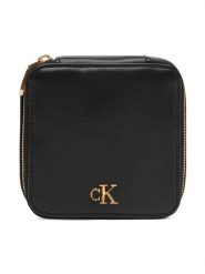 Calvin Klein Portfel Ck Jewelry Box LV04F3705G Czarny. Czarne portfele damskie Calvin Klein, ze skóry. Za 249.99 zł.