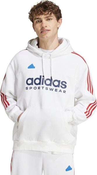 Adidas Bluza męska adidas House of Tiro Nations Pack biała IY4528 L. Białe bluzy męskie Adidas, l, bez wzorów, bez ramiączek, bez kaptura. Za 273.21 zł.