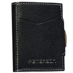 Portfel męski Peterson PTN W882-CF czarny. Czarne portfele męskie Peterson, bez wzorów, ze skóry. Za 104.99 zł.